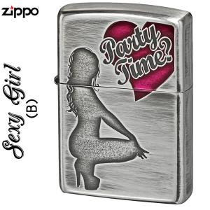 zippo(ジッポーライター)SEXY GIRL セクシーガール　銀いぶし　SG-KB（ネコポス対応）