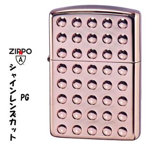 父の日：zippo(ジッポーライター)アーマー　Armor　シャインレンズカット　ピンクゴールド　SHINLENS-PG  ユニーク  ギフト   送料無料 （ネコポス対応）｜jackal