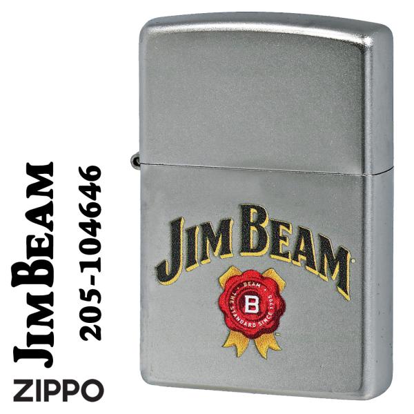 zippo(ジッポーライター) Jim Beam Logo ジムビーム　ロゴ　2023モデル サテン...