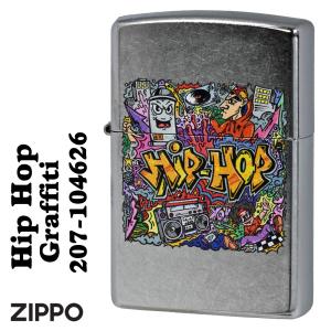 zippo(ジッポーライター) ヒップホップグラフィティ 2023モデル ストリートクローム  Z207-104626  レディース おしゃれ ギフト   送料無料 （ネコポス対応）｜jackal