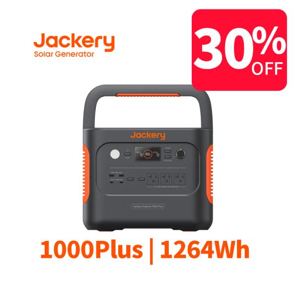 【3/25 0時から3/28 0時まで】Jackery ポータブル電源 1000 Plus 大容量1...