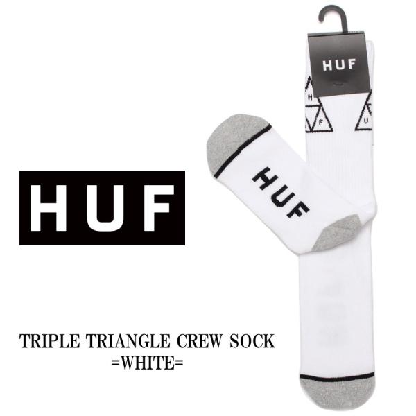 HUF TRIPLE TRAIANGL CREW SOCKS ハフ スケート ソックス スノボー ス...