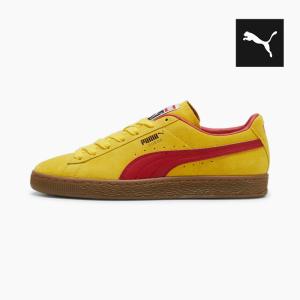 プーマ スウェード テラス スニーカー ユニセックス PUMA SUEDE TERRACE 396451-03 メンズ レディース スエード スニーカー 黄色赤｜jackpot-store