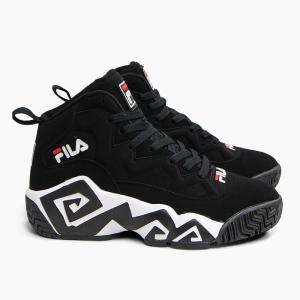 毎日発送 FILA MB FHE102 0001 フィラ マッシュバーン ブラック スニーカー メンズ レディース NBA シグネチャーモデル 黒 厚底 靴｜JACKPOT STORE