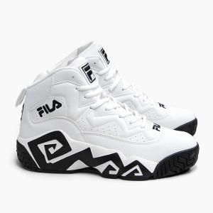 毎日発送 FILA MB FHE102 0001 フィラ マッシュバーン ブラック スニーカー メンズ レディース NBA シグネチャーモデル 白 厚底 靴｜jackpot-store