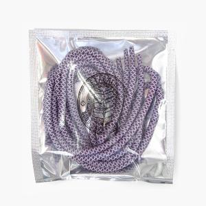 毎日発送 GETABACO ROPE LACES GRAPE[ゲタバコ ロープレース 5mm/120cm グレープ/紫白][シューレース/靴紐/日本製/丸紐/スニーカー]｜jackpot-store