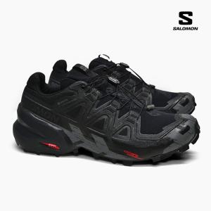 毎日発送 サロモン トレイルランニングシューズ ゴアテックス メンズ レディース SALOMON SPEEDCROSS6 GORE-TEX スピードクロス 防水透湿 ハイキングシューズ 黒｜jackpot-store