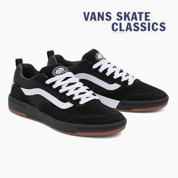 バンズ スケシュー ザバ VANS ZAHBA VN0007QQBA2 メンズ スエード 黒白 ZI...