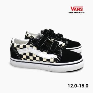 毎日発送 バンズ オールドスクール ベルクロ ベビーシューズ チェック VANS OLD SKOOL V TD VN0A38JNP0S ヴァンズ スニーカー キッズ US企画 黒白 子供靴｜JACKPOT STORE