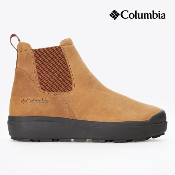 毎日発送 コロンビア メンズ レディース サイドゴア スノーブーツ 茶色 防寒 防水 保温 COLU...