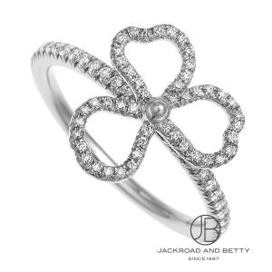 ティファニー TIFFANY&CO. ペーパーフラワー ダイヤモンド オープンフラワーリング 中古 ジュエリー ブランドジュエリー｜jackroad