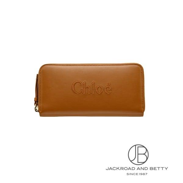 クロエ CHLOE クロエ センス ロング ウォレット キャラメル ブラウン CHC23AP970I...