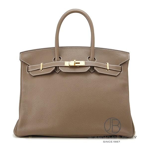 エルメス HERMES バーキン35 エトゥープ ベージュ - 中古 バッグ/財布/小物