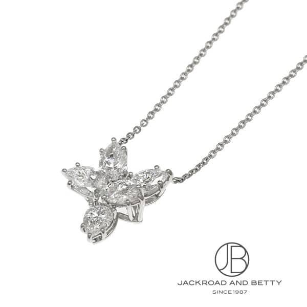 ハリー・ウィンストン HARRY WINSTON ウィンストン クラスター ペンダント ミディアム ...