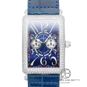 フランク ミュラー FRANCK MULLER ロングアイランド クロノグラフ ダイヤモンド 1100MPD 中古 時計 メンズ