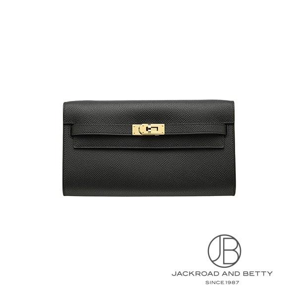 エルメス HERMES ケリートゥーゴー ウォレット ノワール ブラック 黒 H080253CC89...