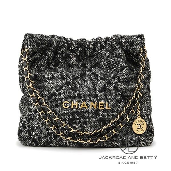シャネル CHANEL CHANEL 22 スモール ハンドバッグ ブラック 黒 AS3261 B0...