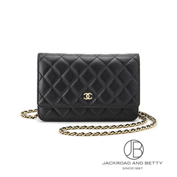 シャネル CHANEL チェーンウォレット 長財布 ブラック 黒 AP0250 Y01295 C39...
