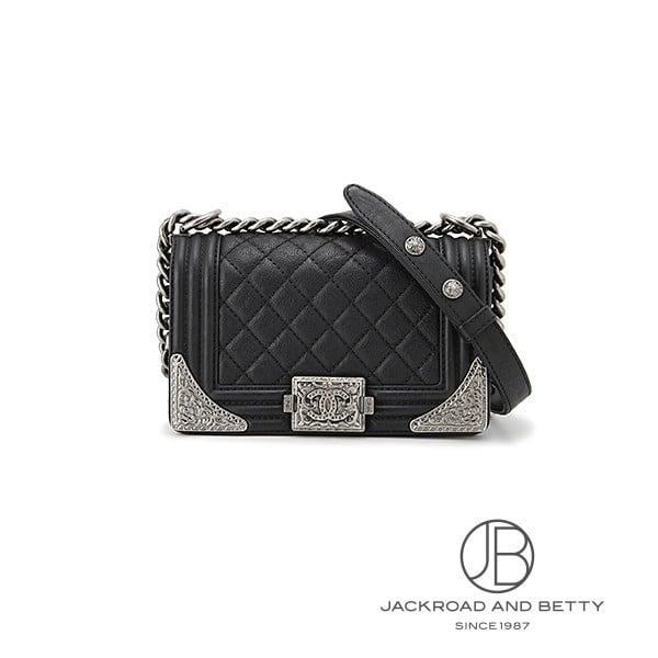 シャネル CHANEL ボーイシャネル パリダラス スモール ショルダーバッグ ブラック 黒 中古 ...
