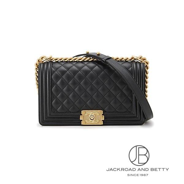 シャネル CHANEL ボーイシャネル ショルダーバッグ ブラック 黒 A67086 Y83339 ...