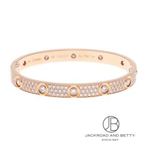 カルティエ CARTIER ラブブレスレット クラシックモデル パヴェダイヤ 16 N6727216 中古 ジュエリー ブランドジュエリー
