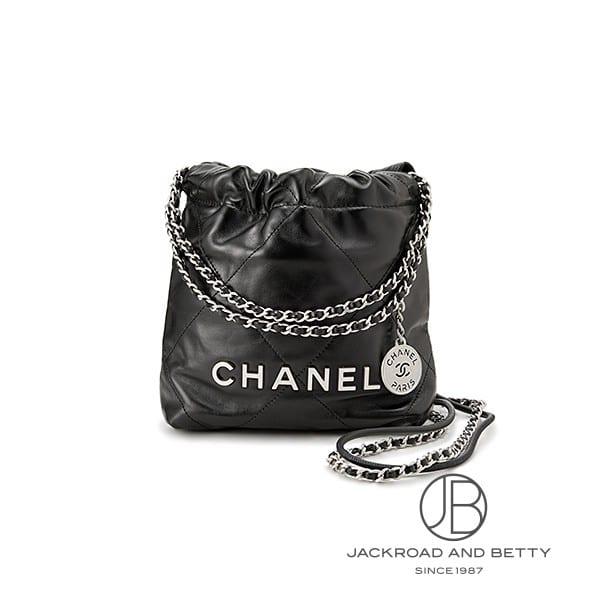 シャネル CHANEL CHANEL 22 ミニ ハンドバック ブラック 黒 AS3980 B088...