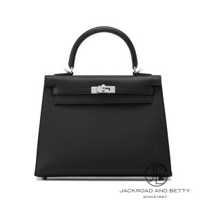 エルメス HERMES ケリー25 外縫い ノワール ブラック 黒 H038416CK89 新品 バッグ/財布/小物