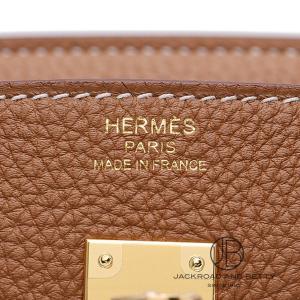 エルメス HERMES バーキン25 ゴールド...の詳細画像3
