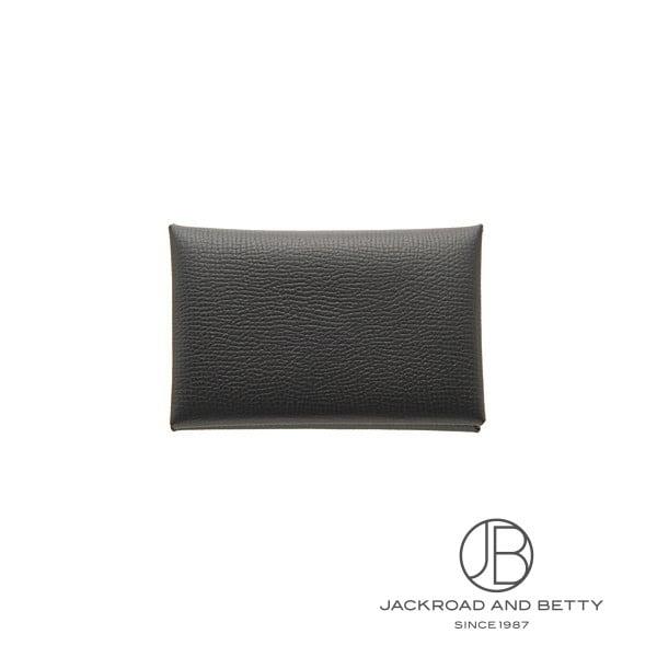エルメス HERMES カルヴィ カードケース ノワール ブラック 黒 新品 バッグ/財布/小物