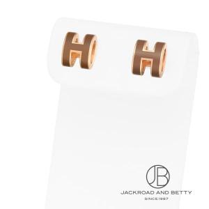 HERMES エルメス ピアス オーケリー f-22436 シルバー ブラウン