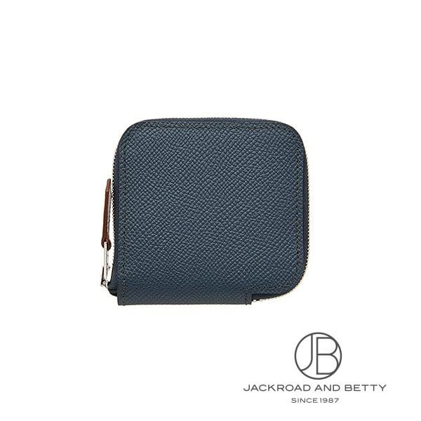 エルメス HERMES アザップ シルクイン コンパクト フォーブルレインボー ブルードプリュス ミ...