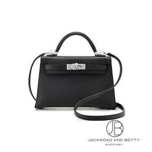 エルメス HERMES ミニケリー2 外縫い ノワール ブラック 黒 H071302CK89 新品 バッグ/財布/小物
