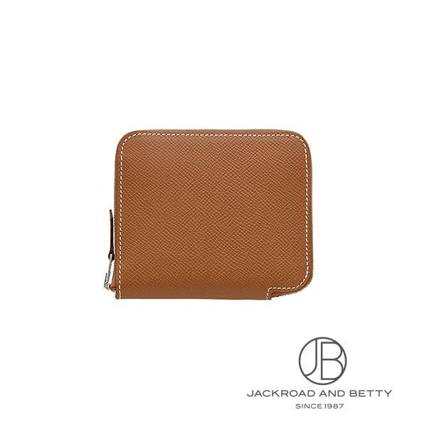 エルメス HERMES アザップ シルクイン コンパクト ゴールド ブラウン 新品 バッグ/財布/小...