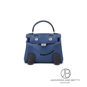 エルメス HERMES ケリードール ミニハンドバッグ ブルータイ キャバン 新品 バッグ/財布/小物