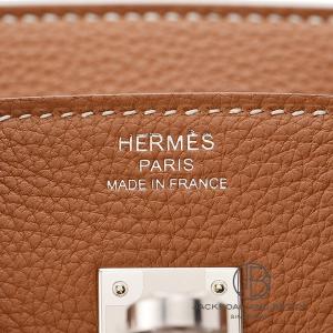 エルメス HERMES バーキン25 ゴールド...の詳細画像4