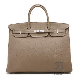 エルメス HERMES バーキン40 エトゥープ ベージュ 新品 バッグ/財布/小物