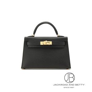 エルメス HERMES ミニケリー2 外縫い ノワール ブラック 黒 H071302CC89 新品 バッグ/財布/小物