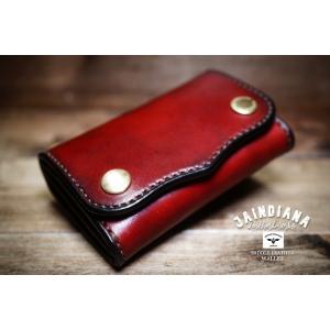 ヘルツ　HERZ　ライオンウォレット HERZ 良品 ヘルツ ミニ財布 TN-105 LIONウォレット タンドー L字