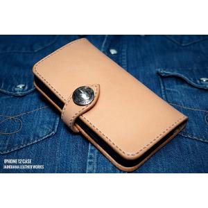 手帳型 スマホケース マルチタイプ M シャークレザー サメ革 鮫革