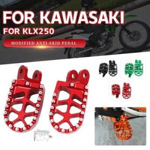 カワサキ KLR650 フットレスト KLX250 KLX300R KLX650 KLX 250R ...