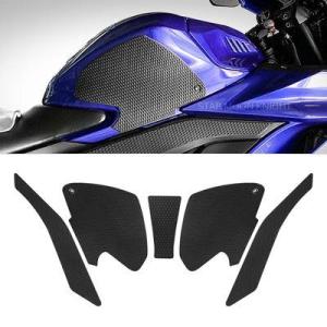 ヤマハ YZF R3 R25 YZFR3 2019-2023 サイドフューエルタンクパッド タンクパ...