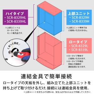 ユニール ロータイプ専用オプション上部連結ユニ...の詳細画像2