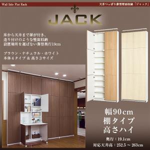 充英アート 【アウトレット】天井つっぱり薄型壁面収納 JACK ジャック