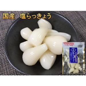 塩らっきょう 国産 無添加 80gx10袋 砂...の詳細画像1