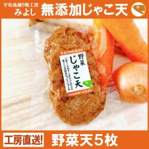 じゃこ天 無添加 宇和島練り物工房みよし 野菜天５枚