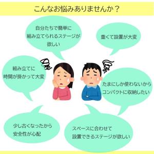 イベントステージ 3x6m 折りたたみ アルミ...の詳細画像2