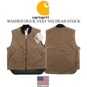 カーハート Carhartt V02 サンドストーンダック アークティックベスト アメリカ製 デッドストック ｜ 米国製 ベスト キルティング｜jalana