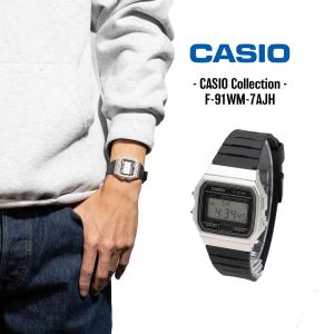 カシオ CASIO F-91WM-7AJH ｜ メンズ レディース ユニセックス チープカシオ 腕時計 デジタルウォッチ シルバー クラシック