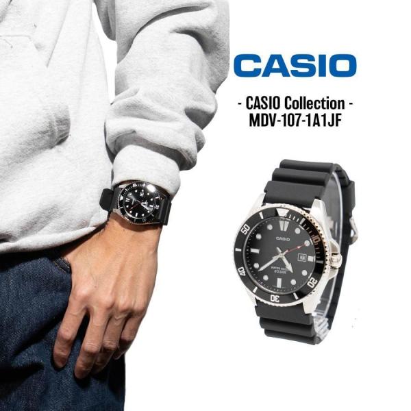 カシオ CASIO MDV-107-1A1JF ｜ メンズ デュロ Duro ダイバーズ ウォッチ ...