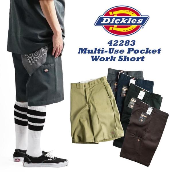 ディッキーズ Dickies 42283 13インチ セルフォンポケット ワークショーツ ｜ メンズ...